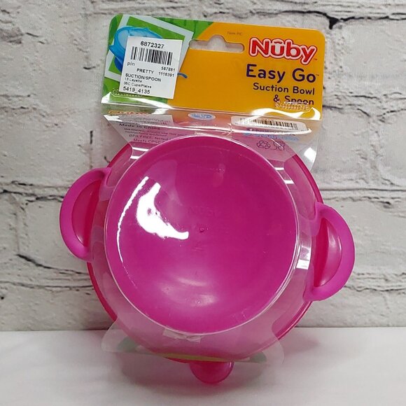 NUBY 'EASY GO SUCTION BOWL, SPOON & STORAGE TOP' - Picture 3 of 16